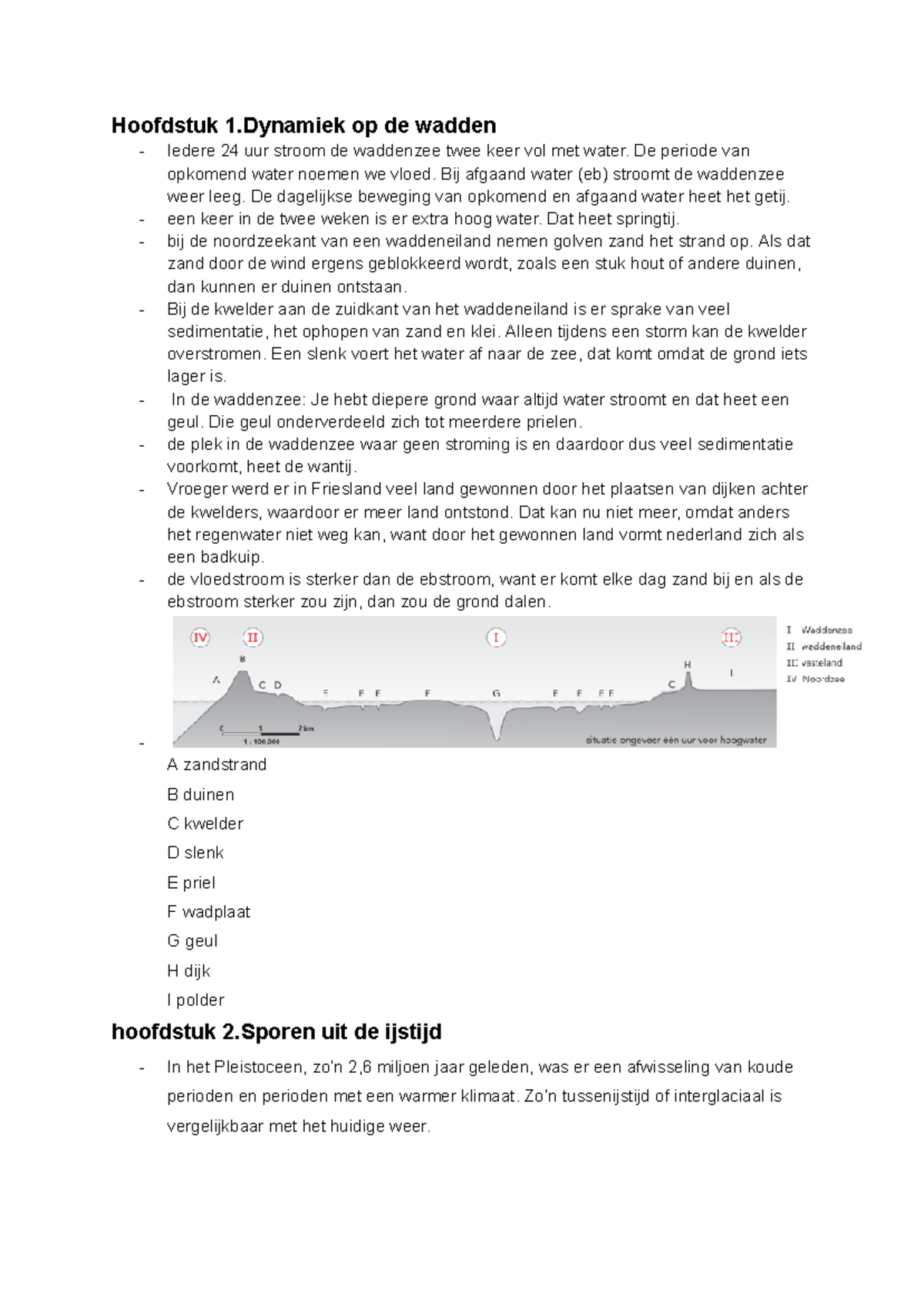 Samenvatting Waddeneilanden: Dynamiek en Sporen uit de IJstijd ...
