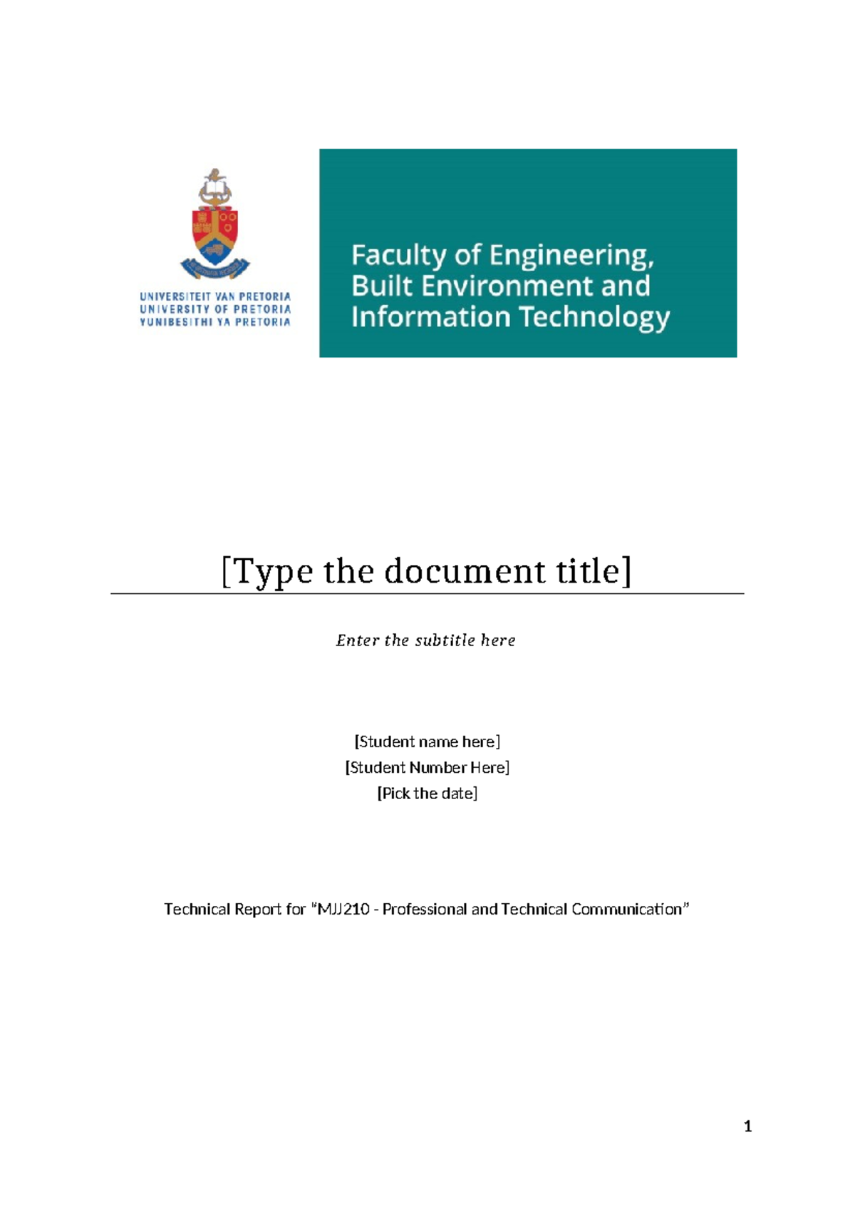 MJJ210 Technical Report Writing Guidelines and Best Practices - Studocu