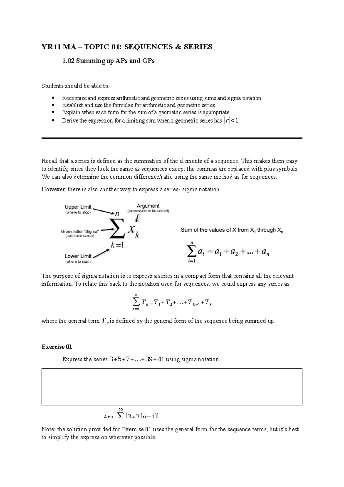 Math - Trigonometric Identities Overview and Key Formulas - Studocu