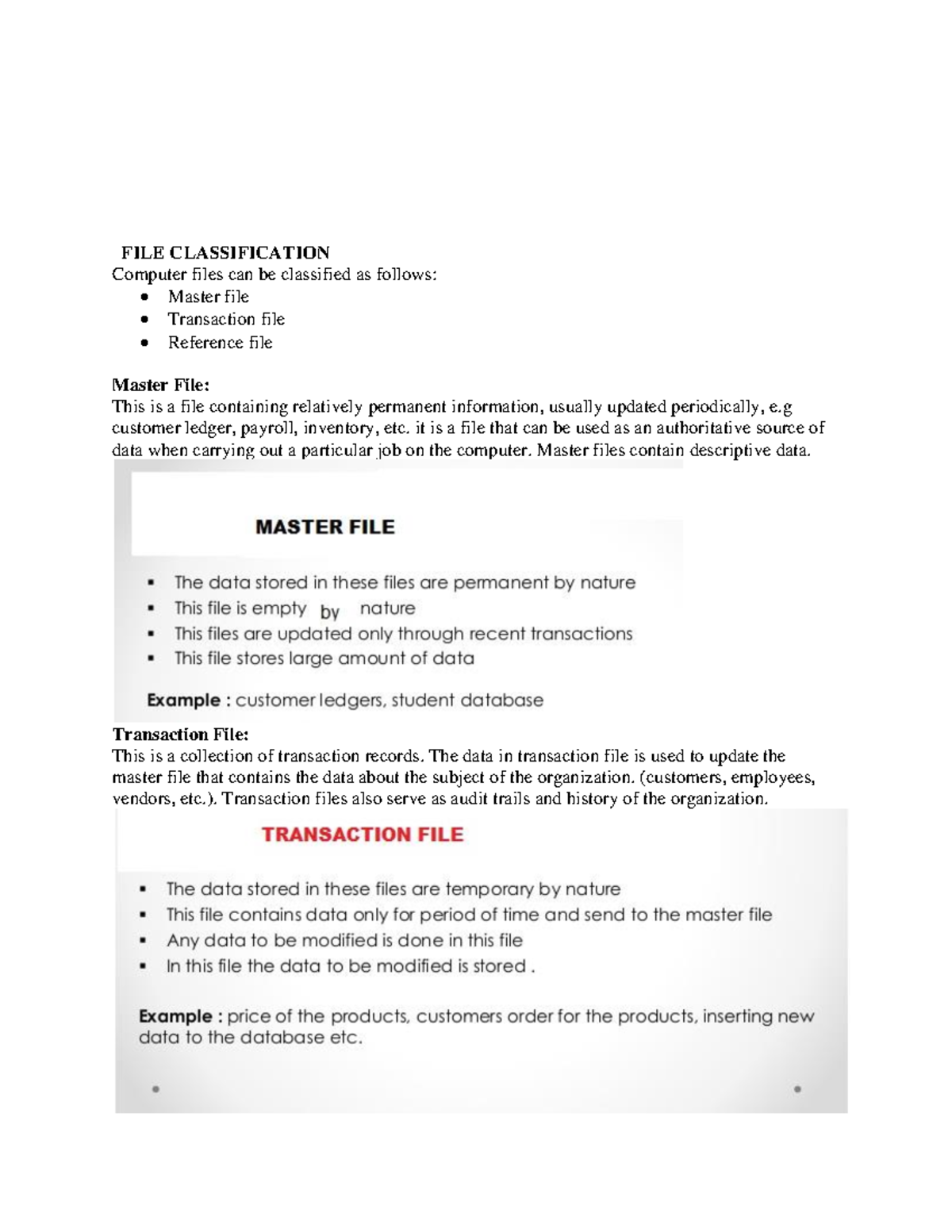 4335 Computer File Classification: Types, Criteria & Insecurity Effects ...
