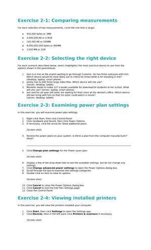 Lab Exercise - Lesson 1 - assignment - Exercise 1-1: On, In, Out, and ...