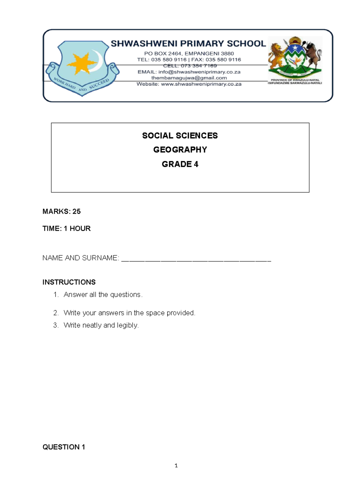SS GEO GR4 - Food Sources and Farming Practices Exam - Studocu