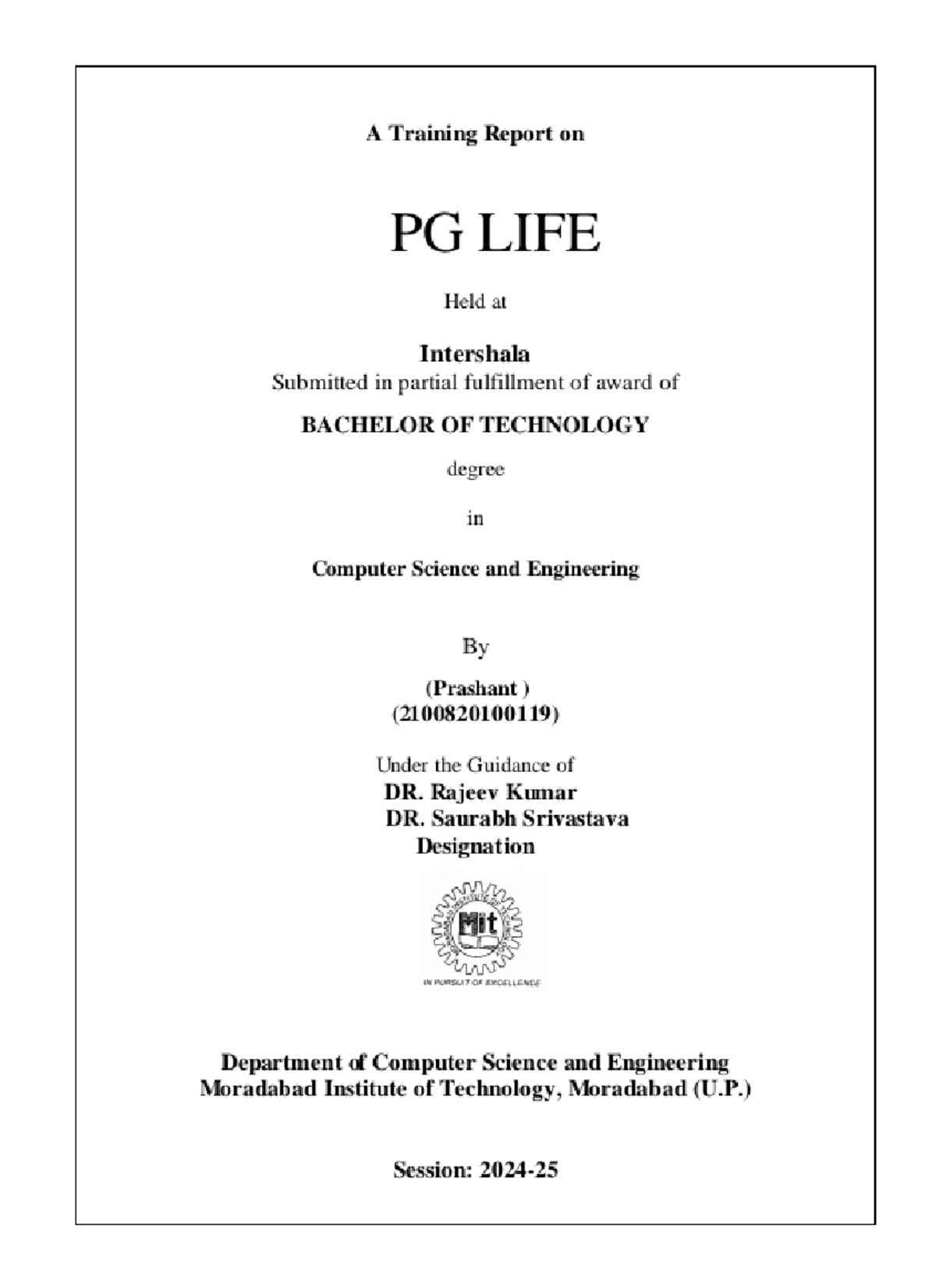 PG Life Web Development Project Report - HTML, CSS, JS & PHP - Studocu