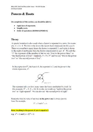 Bnu1501 Unisa Basic Numeracy Studocu