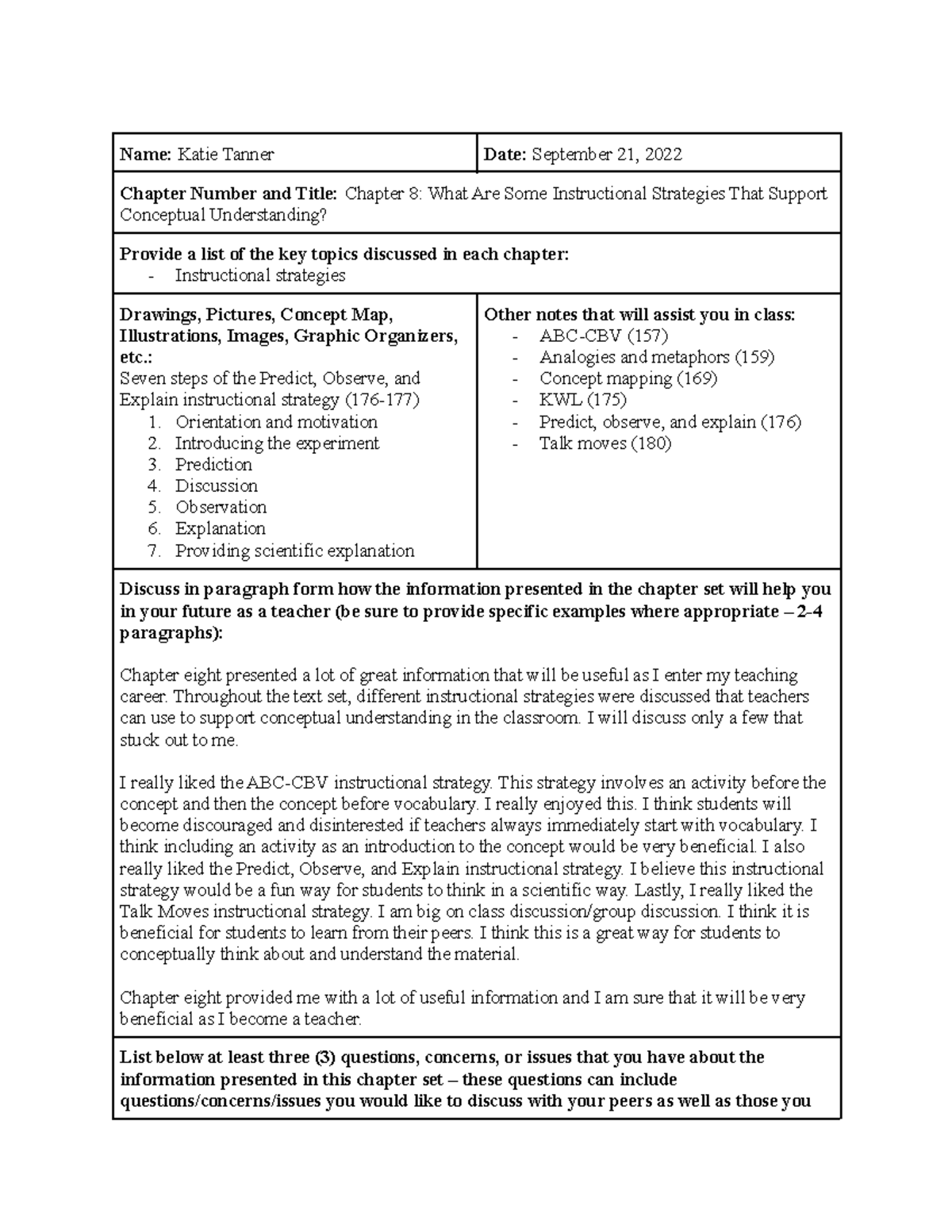Teaching for Conceptual Understanding: Key Insights from Ch. 8 - Studocu