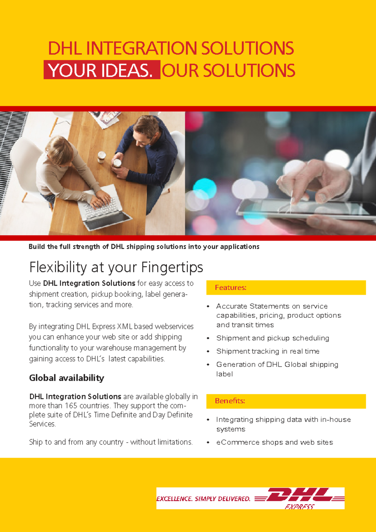 DHL Integration Solutions Brochure: Enhance Your Shipping Experience ...