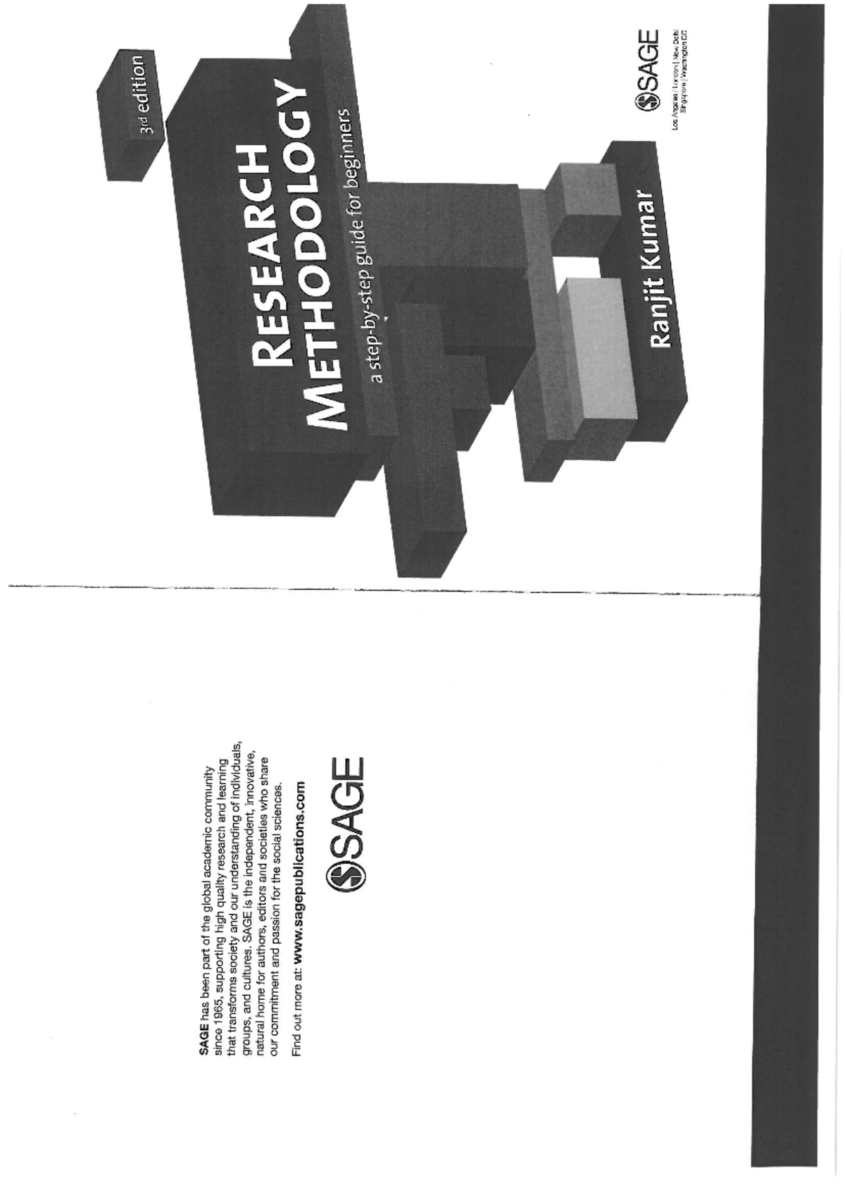Research Methodology: A Comprehensive Guide (3rd Edition) - Studocu