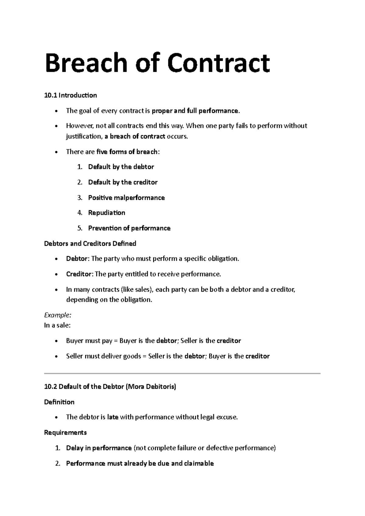 Breach of Contract Analysis: Detailed Overview and Types - Breach of ...
