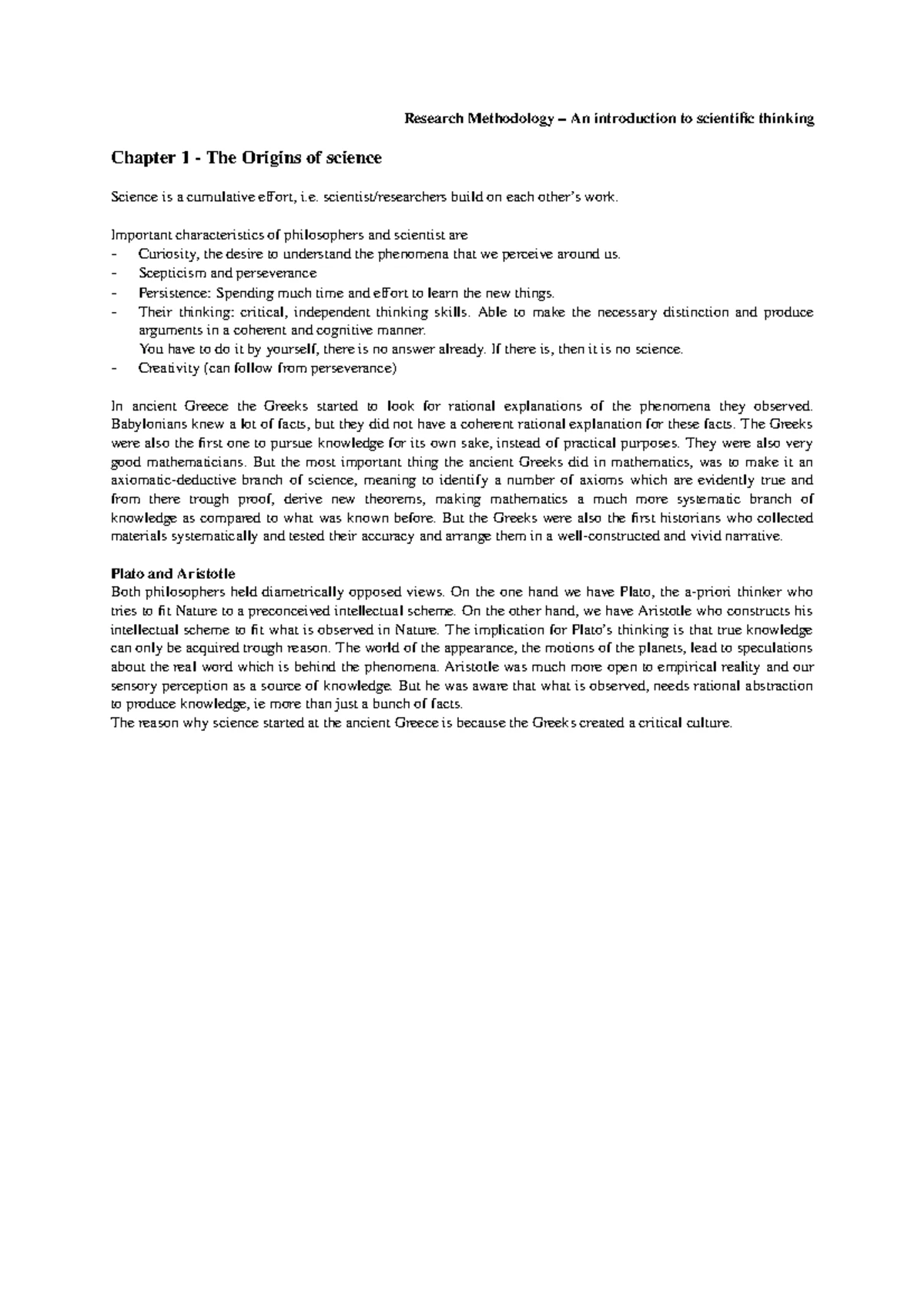 Research Methodlogy - RESEARCH METHODOLOGY LECTURE NOTES MTECH 1 YEAR ...
