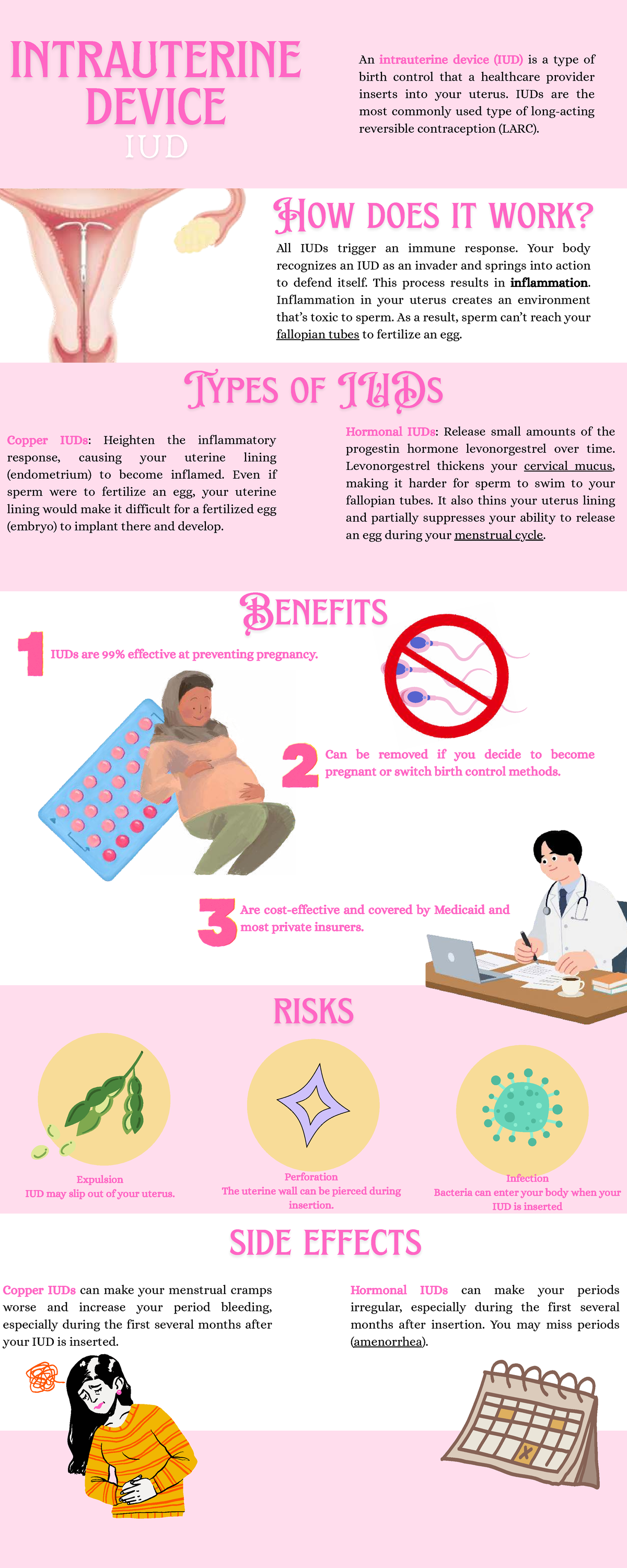 IUD - Infographic Assignment on Intrauterine Devices (IUDs) - Studocu