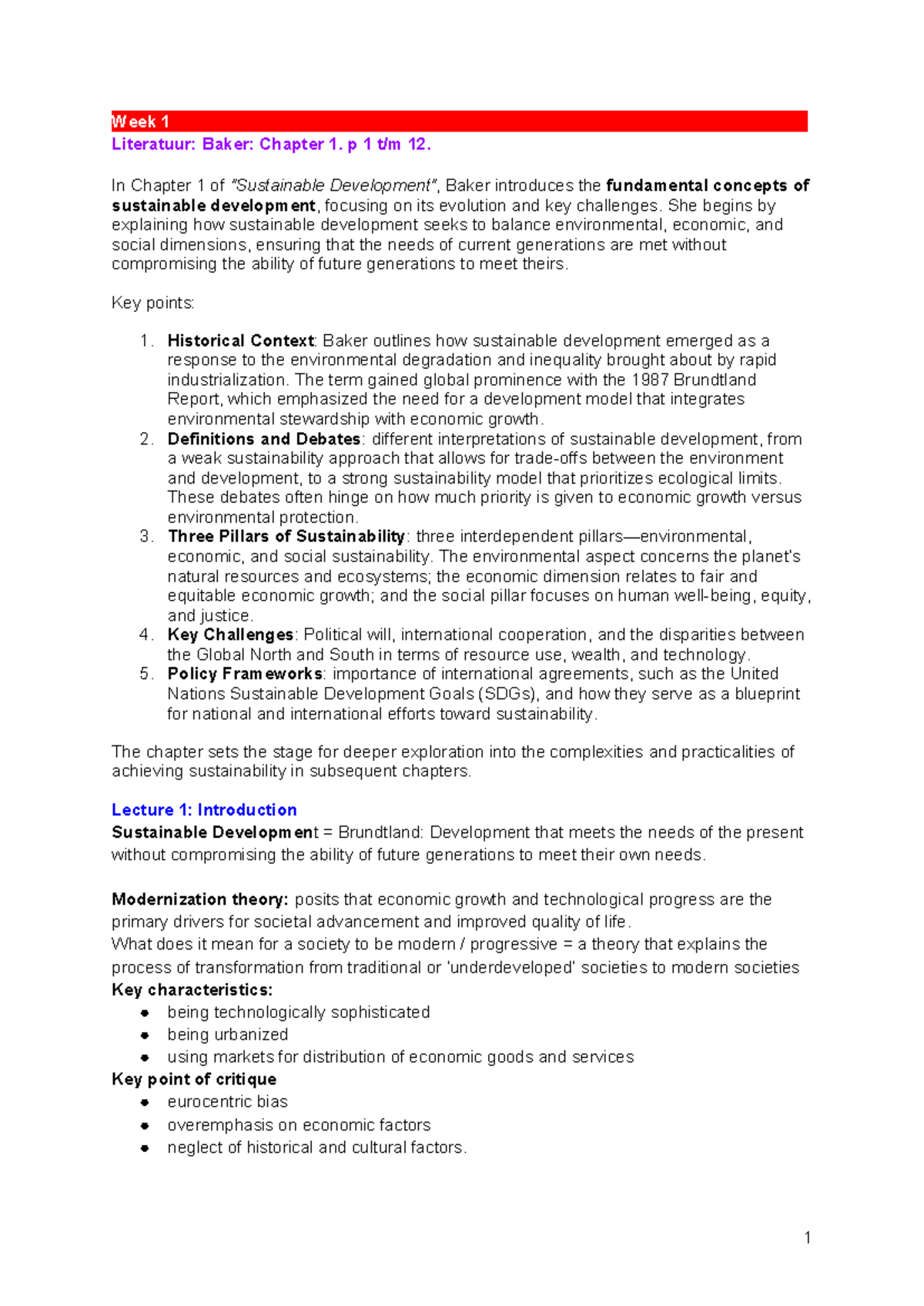Sustainable Development Overview: Key Concepts & Challenges (SD 101 ...