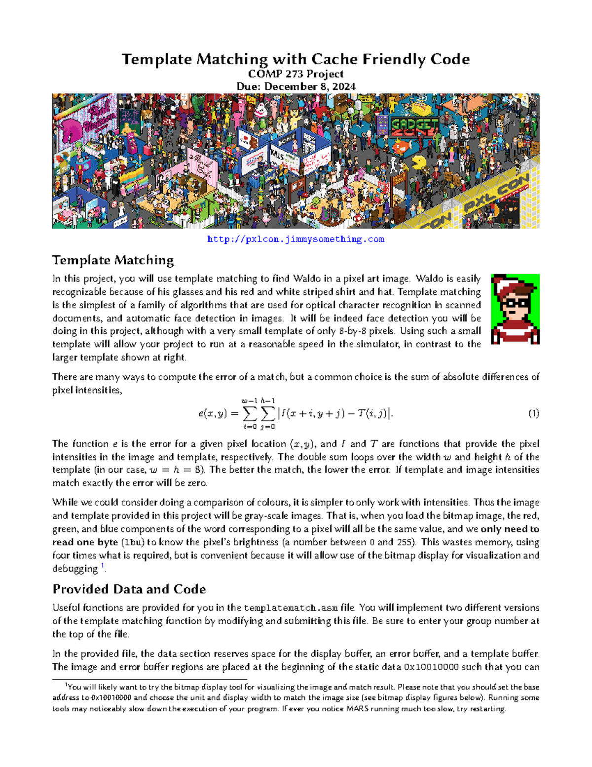 Comp273 F2024-project (Assembly) - Template Matching with Cache ...