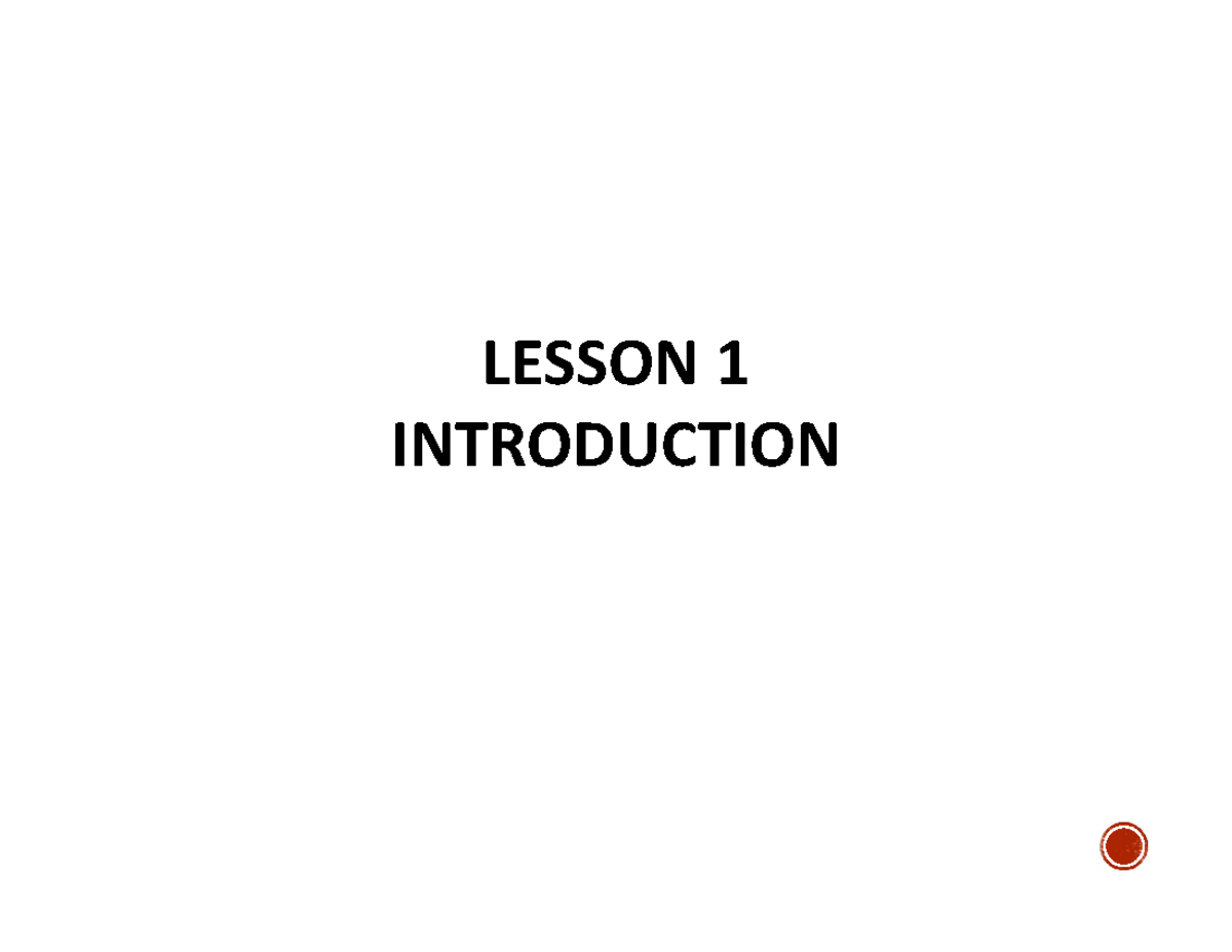 Lesson 1 - Structural Engineering Modeling & Analysis Notes - Studocu