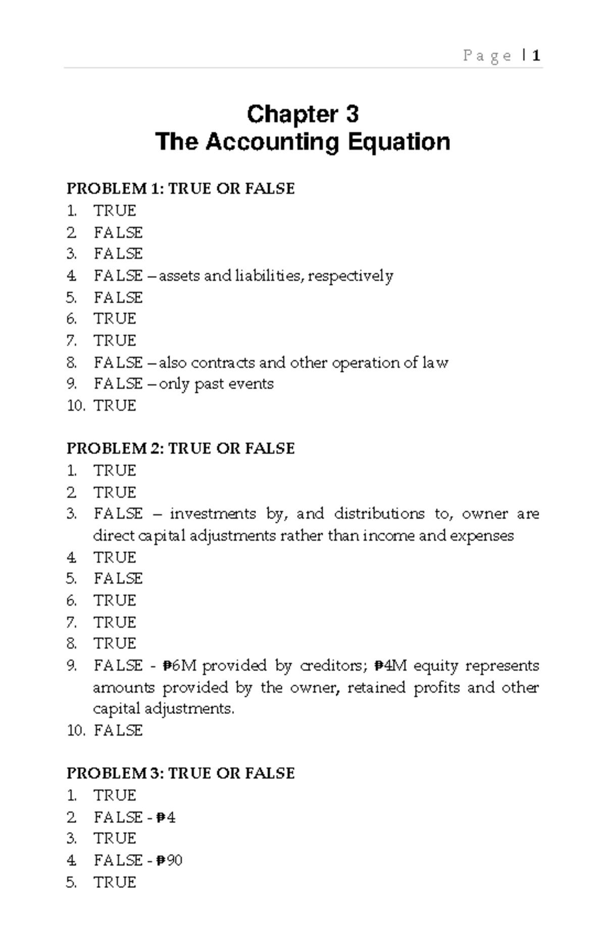 Chapter 3: Understanding the Accounting Equation and Its Applications ...