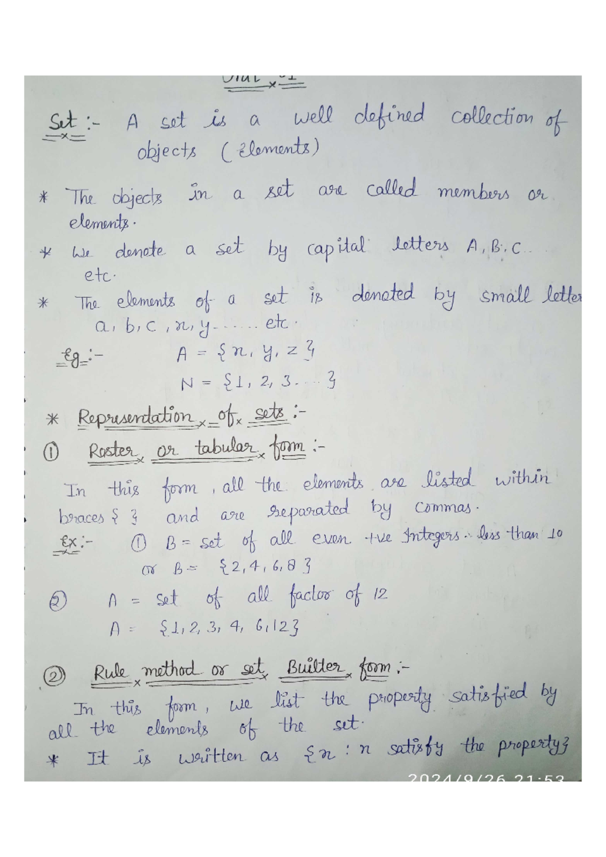 DSTL Unit 1 Notes: Overview of Set Theory Concepts and Operations - Studocu