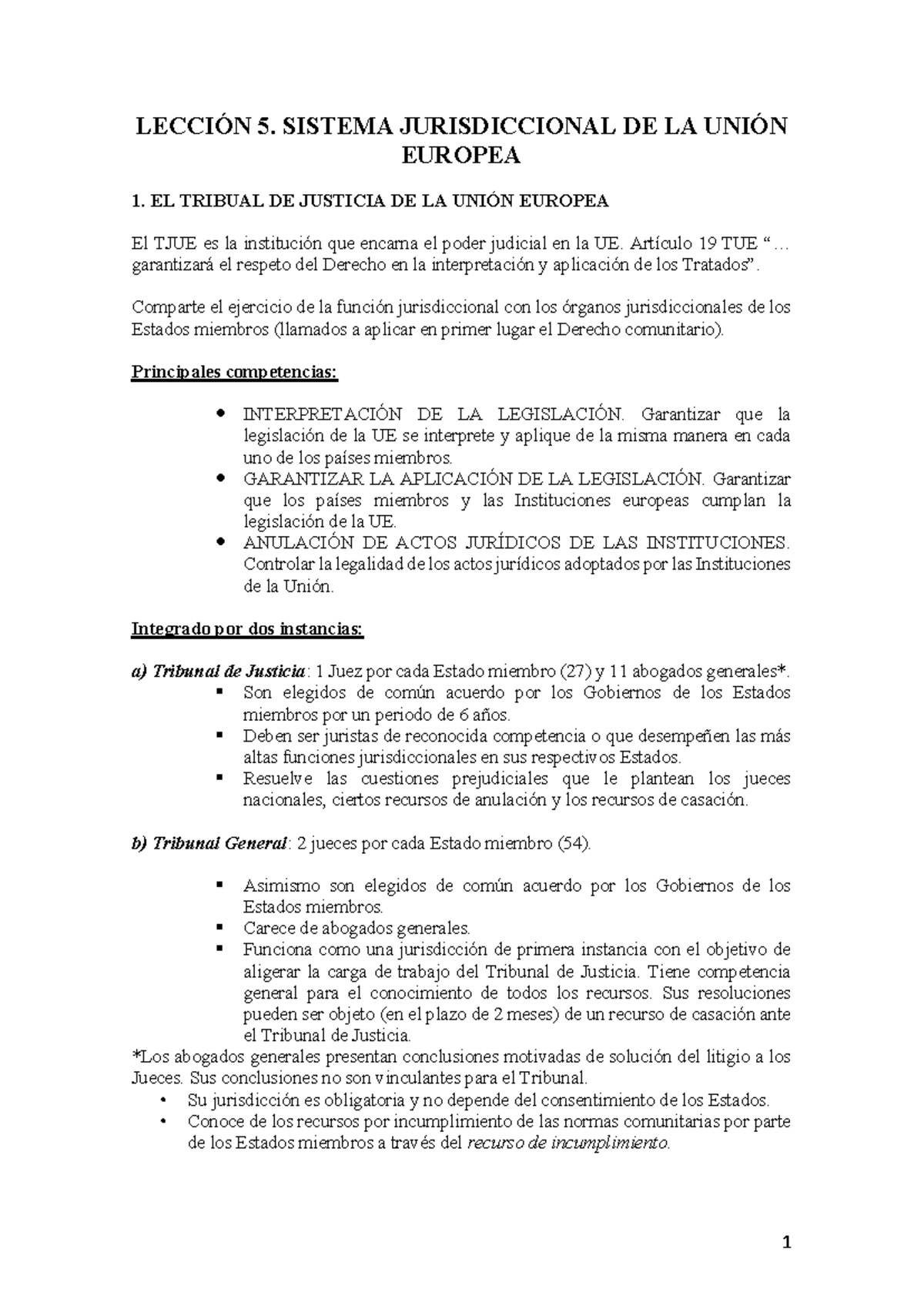 TEMA 5 DUE - Derecho y Ciencias Políticas - LECCIÓN 5. SISTEMA ...
