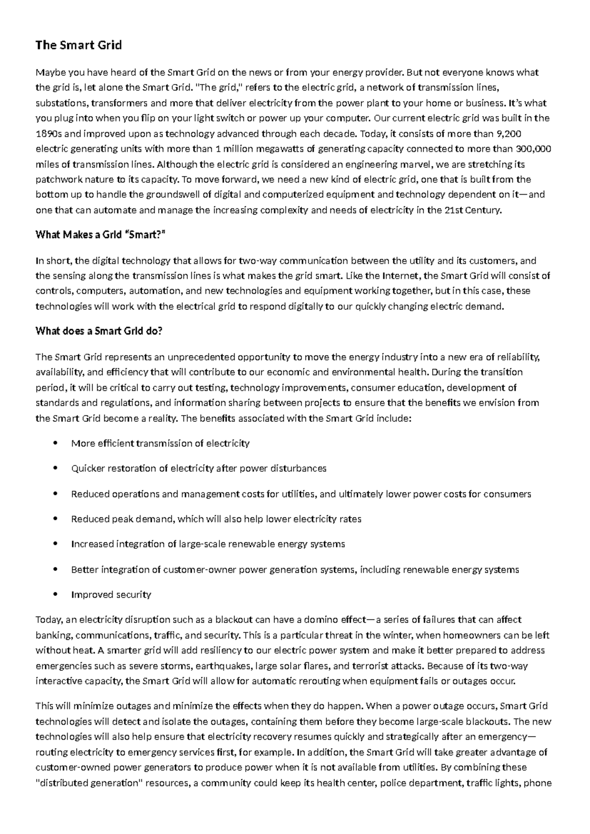 Smart Grid Overview: Understanding the Future of Energy Management ...