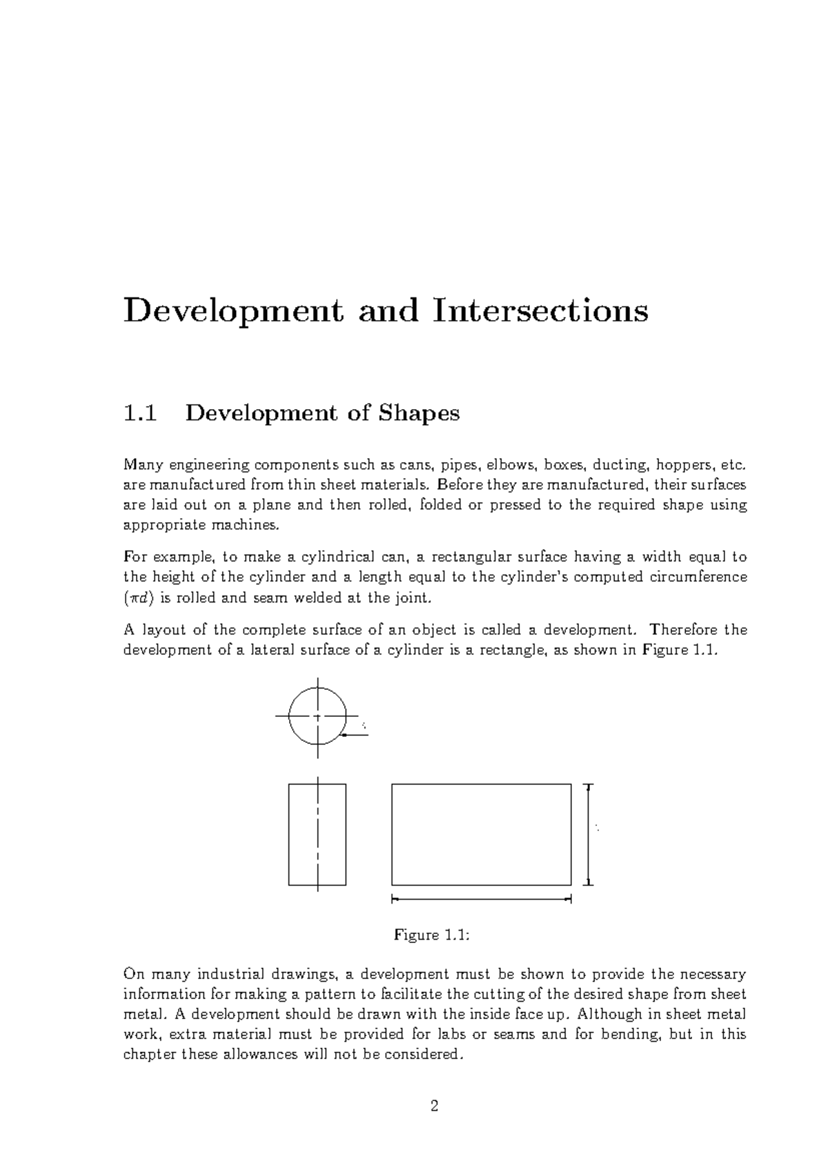 ENGR 101: Development of Shapes and Intersections in Engineering - Studocu