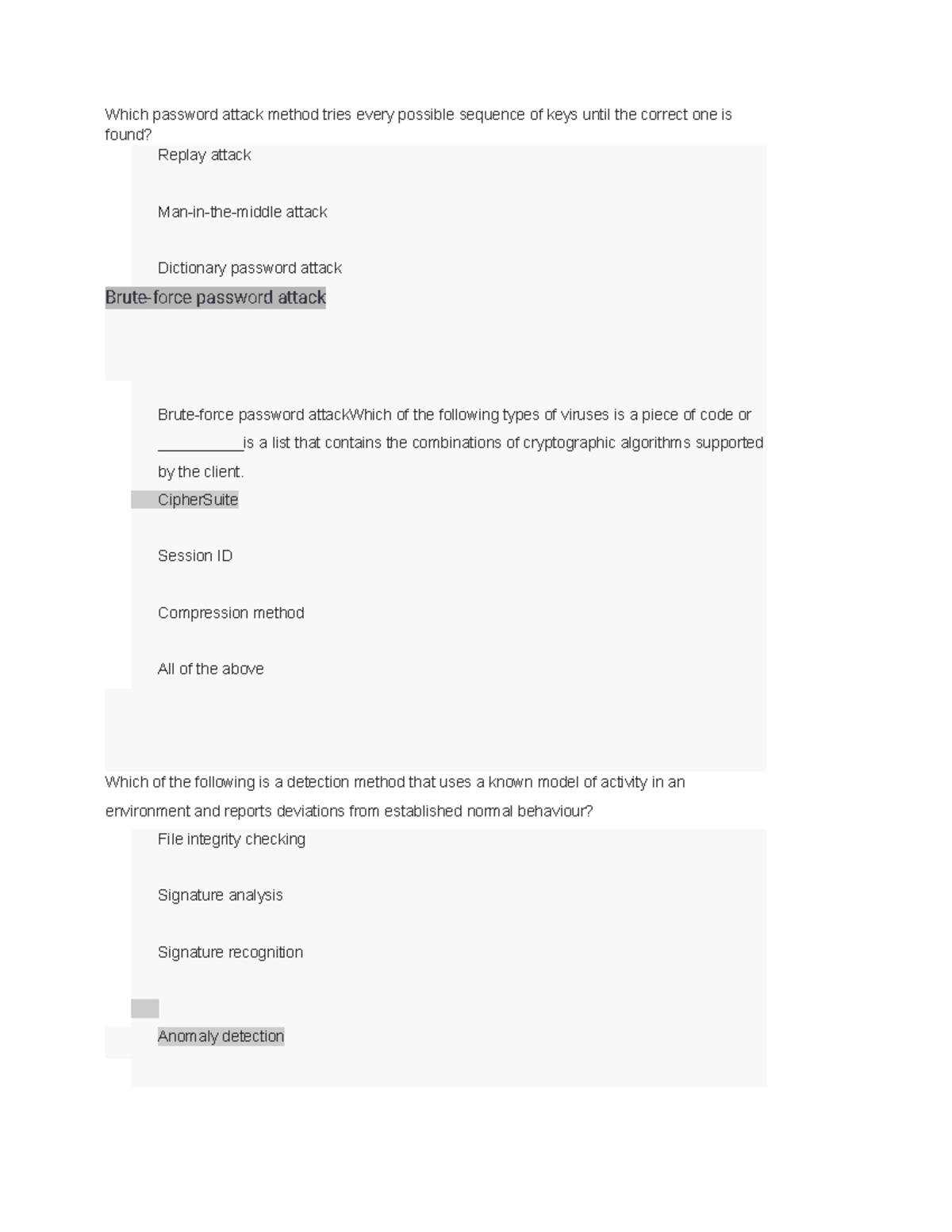 CS101: Password Attacks and Security Concepts Overview - Studocu