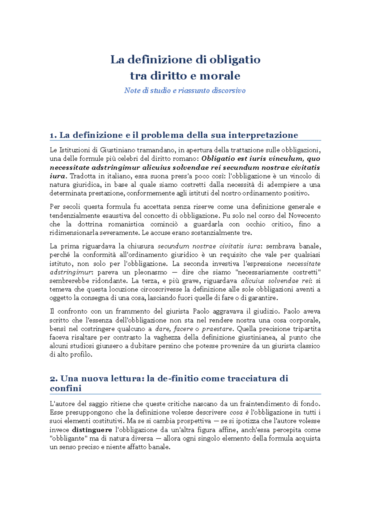 Schema discorsivo su 