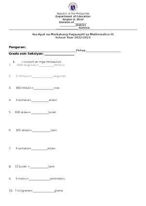 ACR of school meet 2023 - Activity Completion Report 2024 - ACTIVITY ...