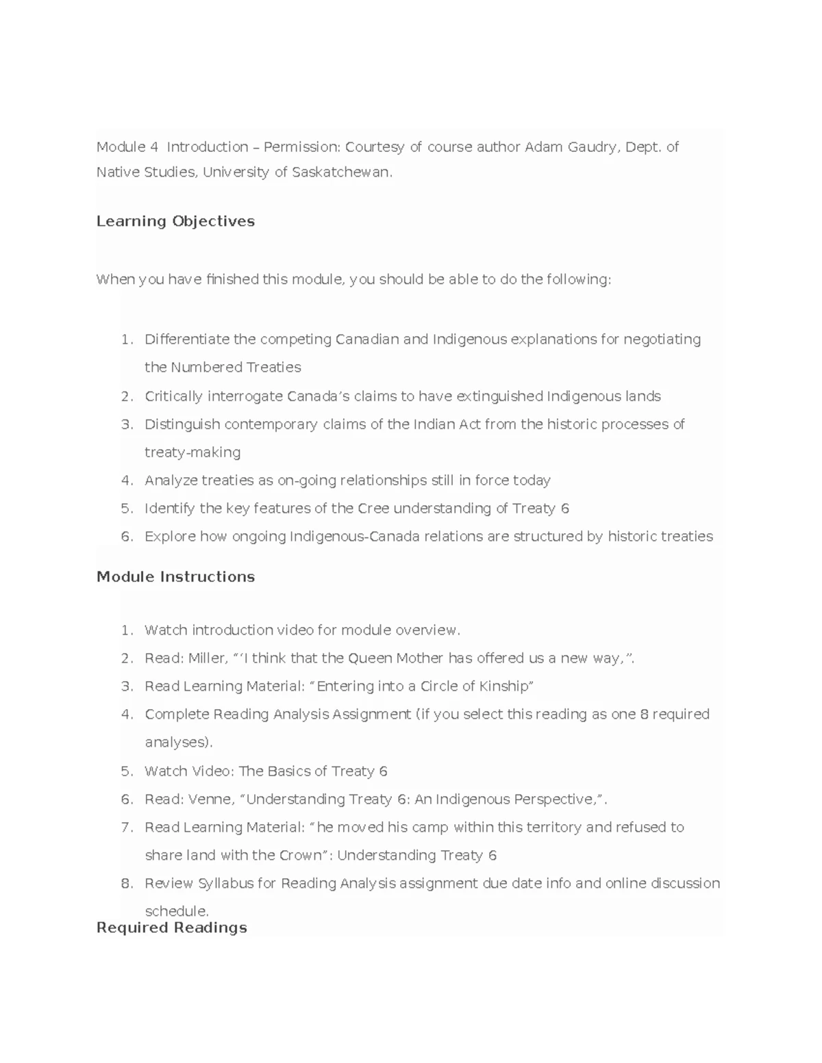 INDG 264 Module 3: Early Diplomacy in the Fur Trade and HBC Governance ...