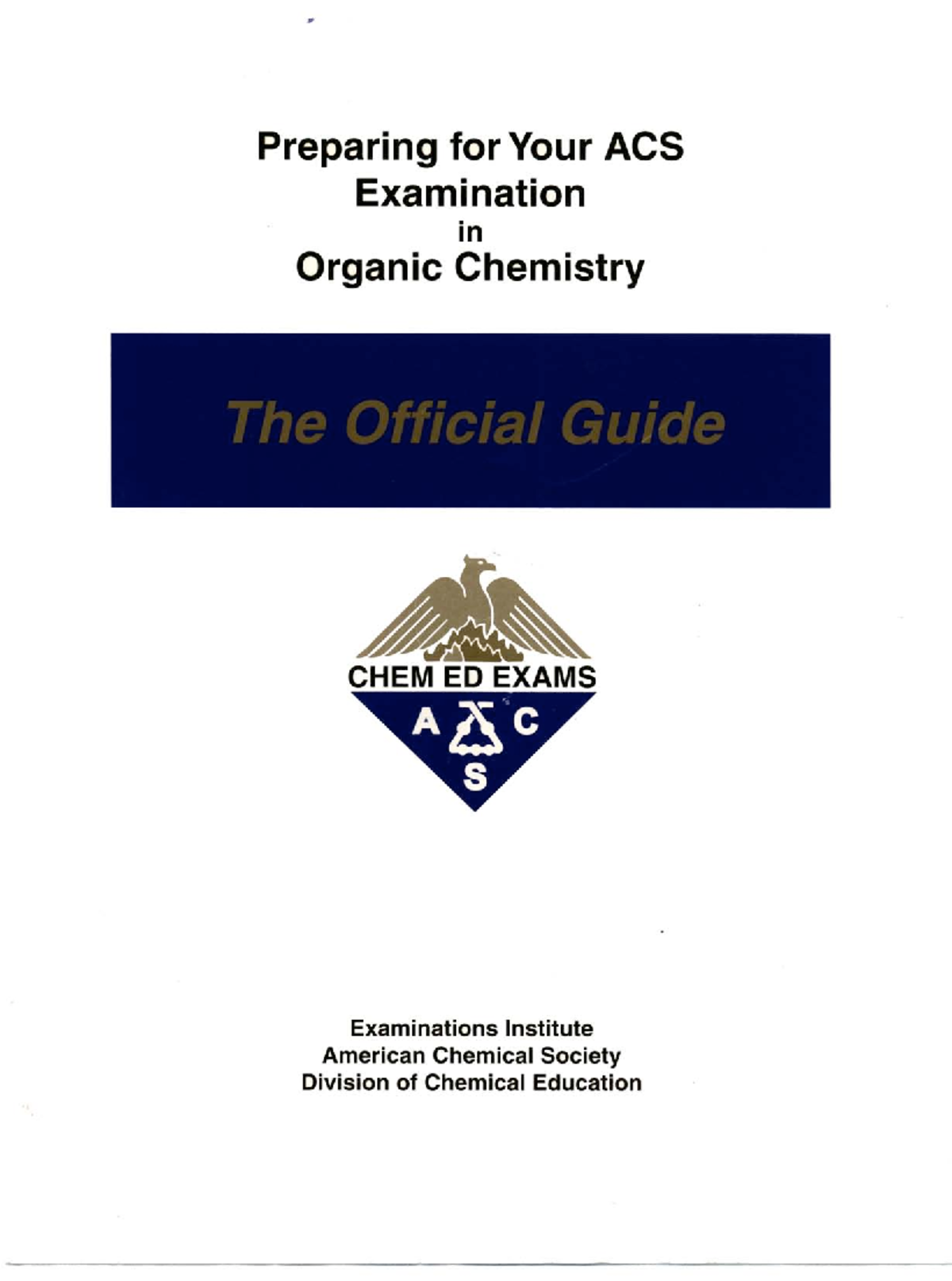 ACS ORGANIC CHEMISTRY STUDY GUIDE FREE PDF visual data 6