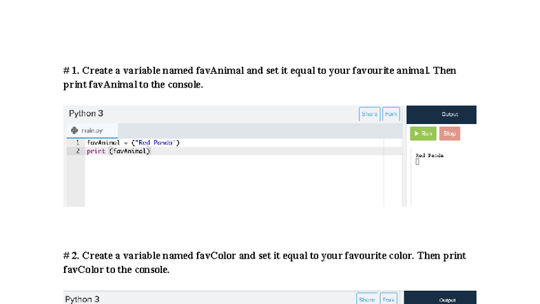 Copy of AP CSP Code 1 - Code 1 hw - 1. Create a variable named ...
