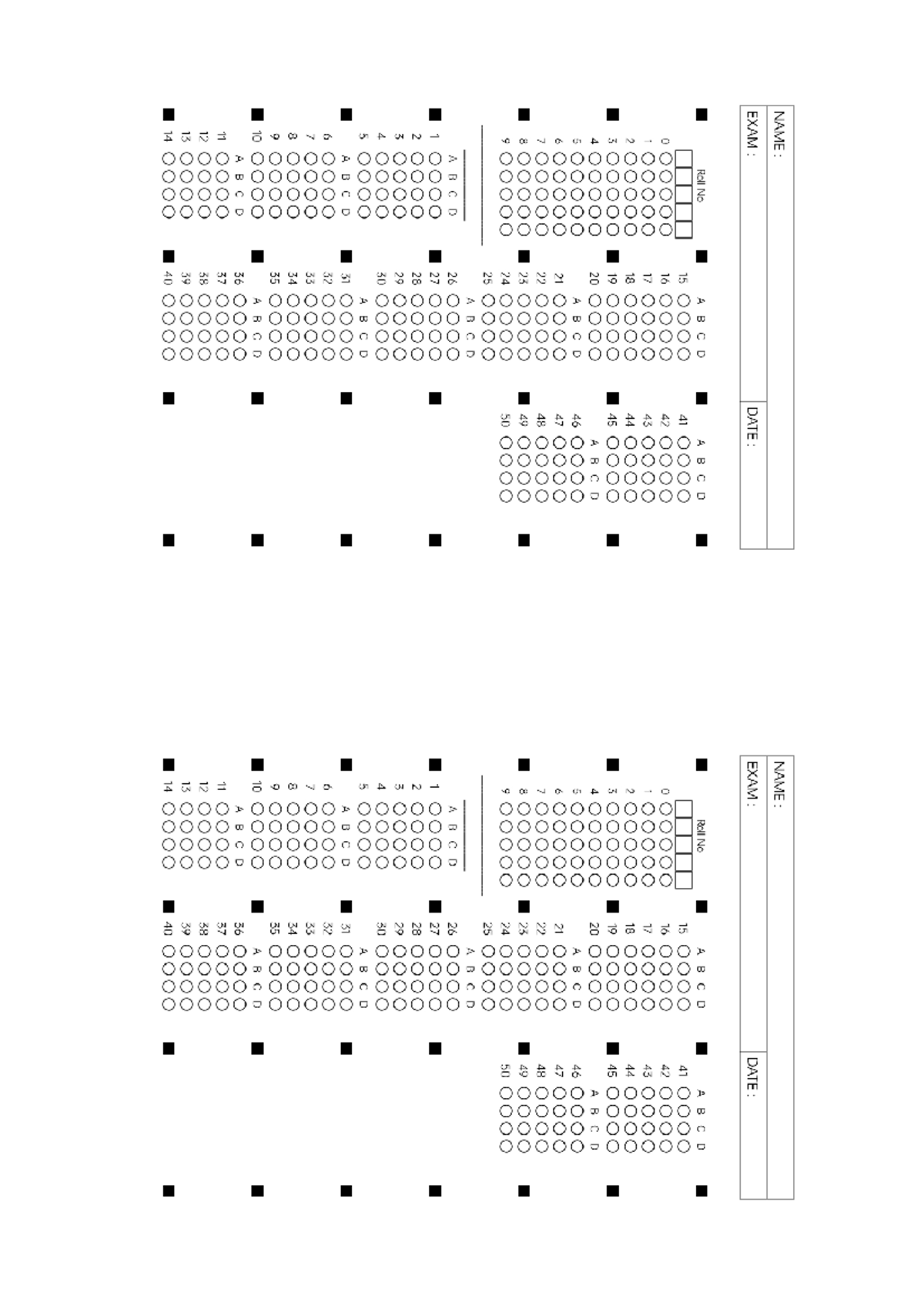 Exam90 - Multiple Choice Template for Assessment - Studocu