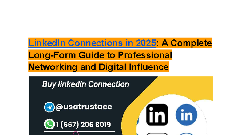 LinkedIn Connections in 2025: Tips for Safe Networking and Growth - Studocu