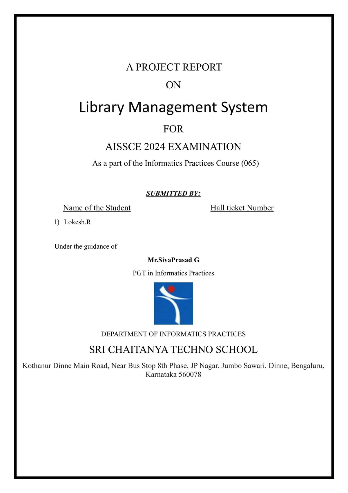 Cac4d5ed-50b2-4814-bda5-630b467db362 compressed - A PROJECT REPORT ON ...