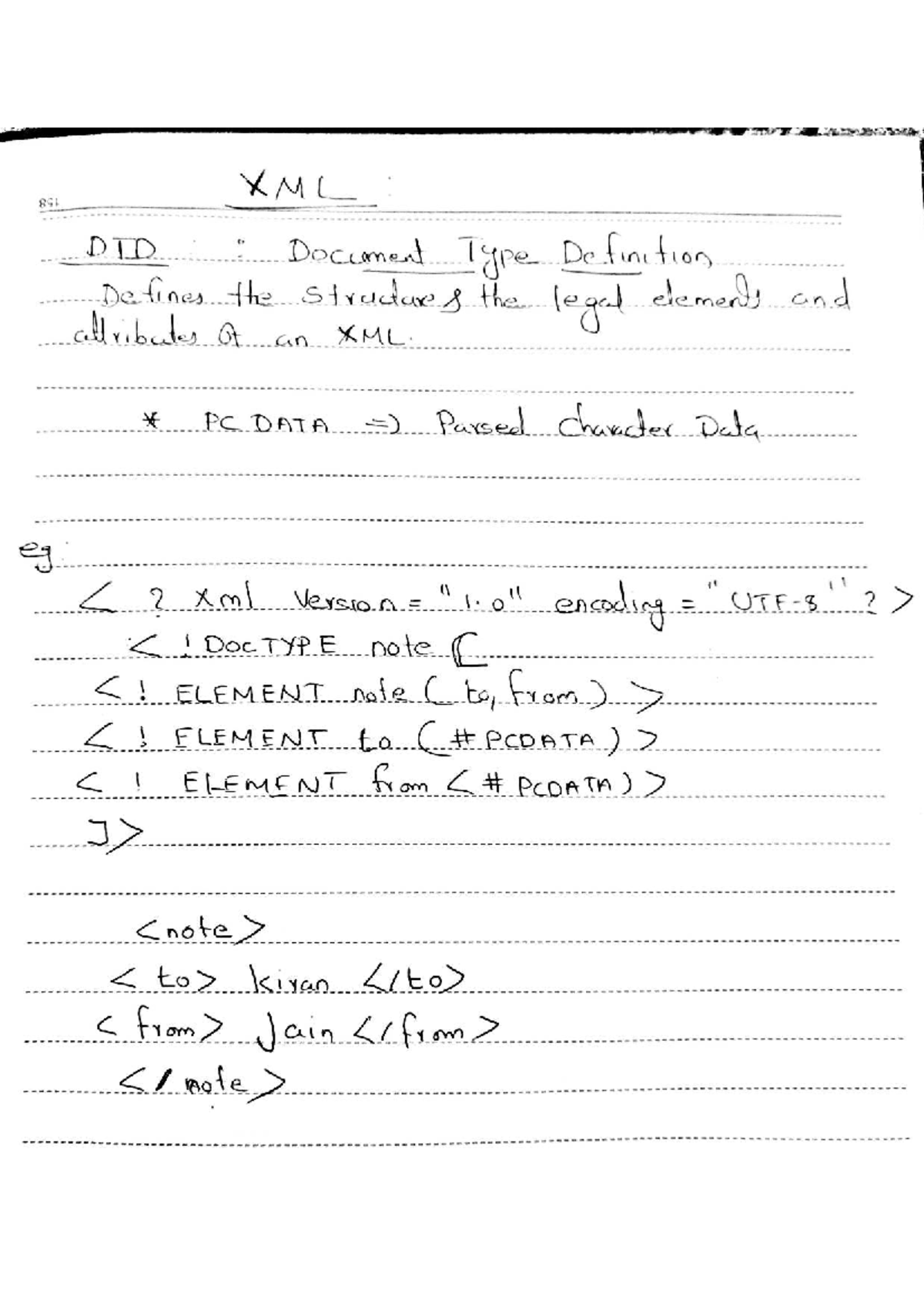 Xml note - XML PROGRAMING IS IMPORTNAT FOR WEBSITE SECURITY AND WEBSITE ...
