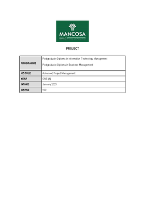 [Solved] Explain the differences between project and nonproject work ...