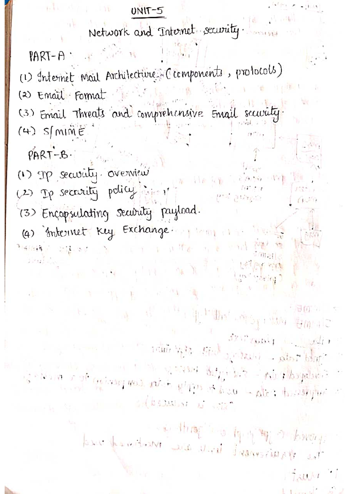 CNS Unit 5: Notes on Network and Internet Security Concepts - Studocu