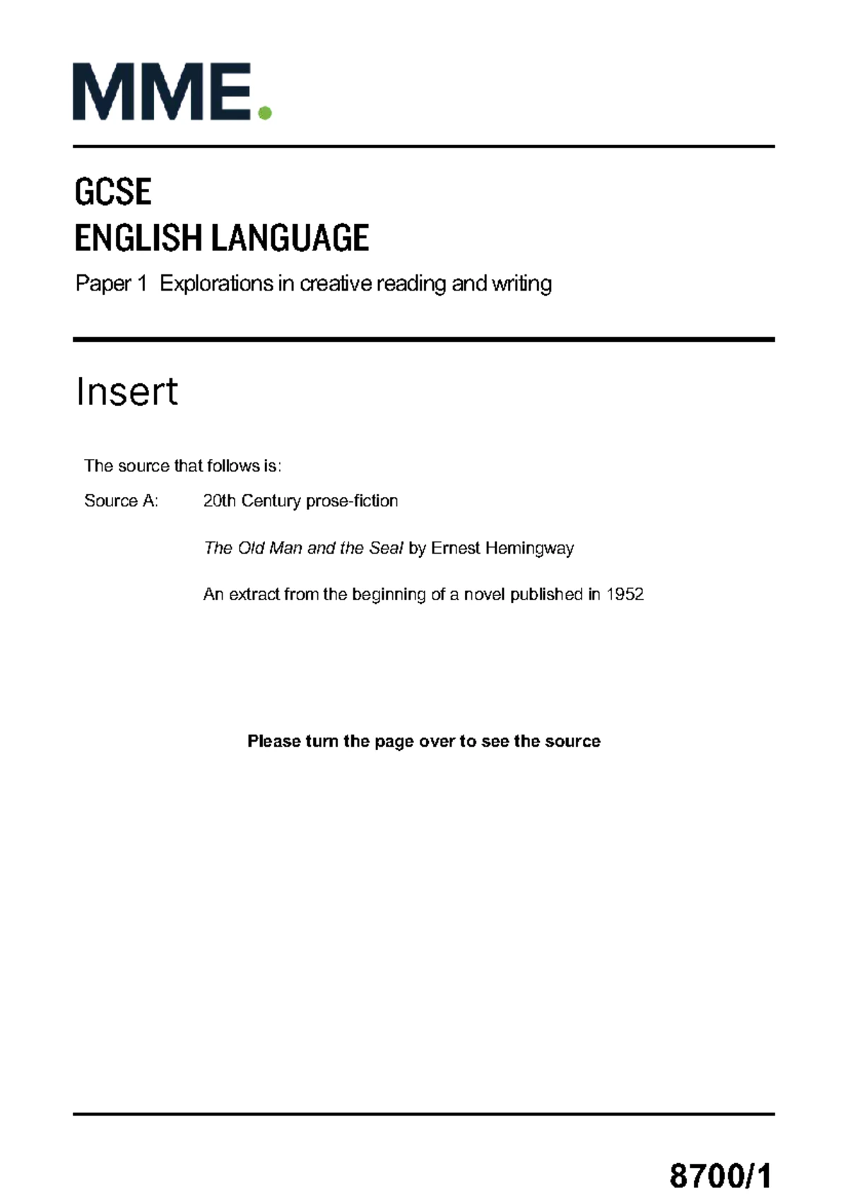 AQA GCSE English Language Paper 1: Creative Reading & Writing Insights ...