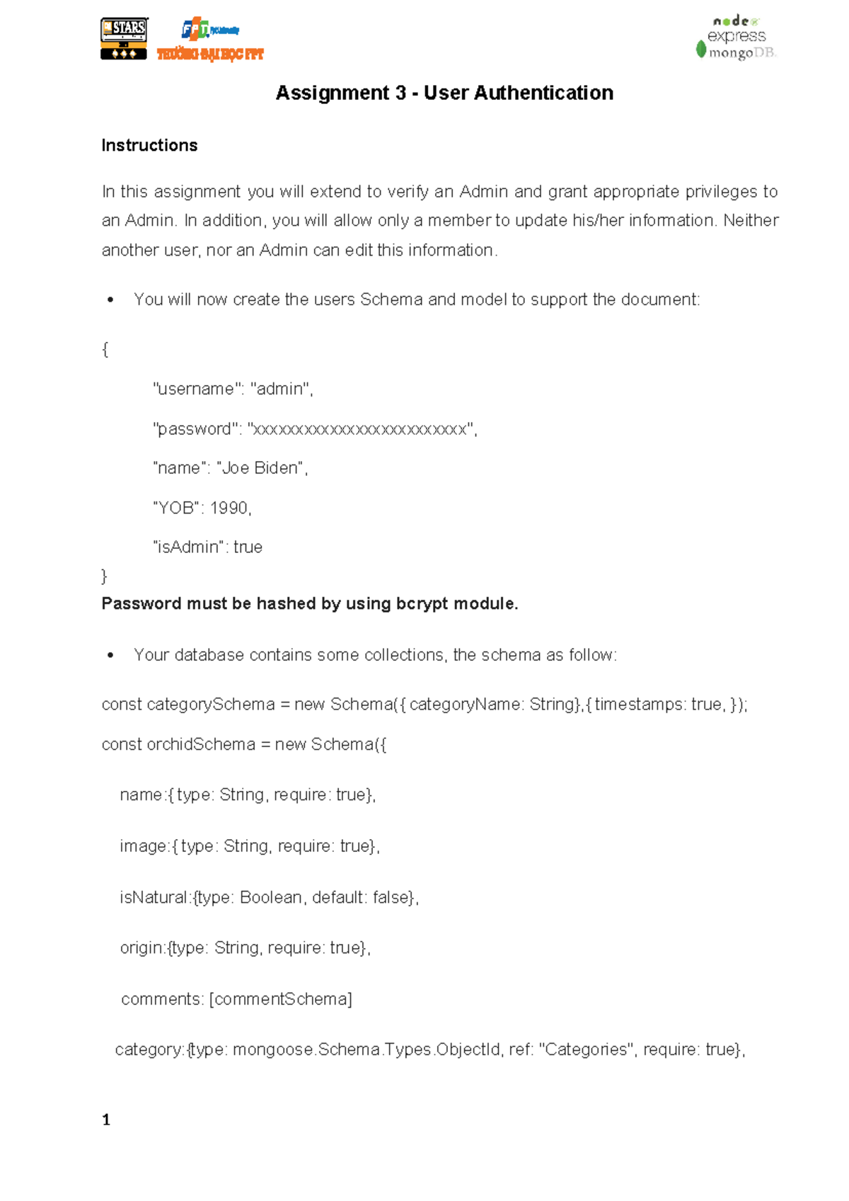 Assignment -3 - User Authentication - Assignment 3 - User ...