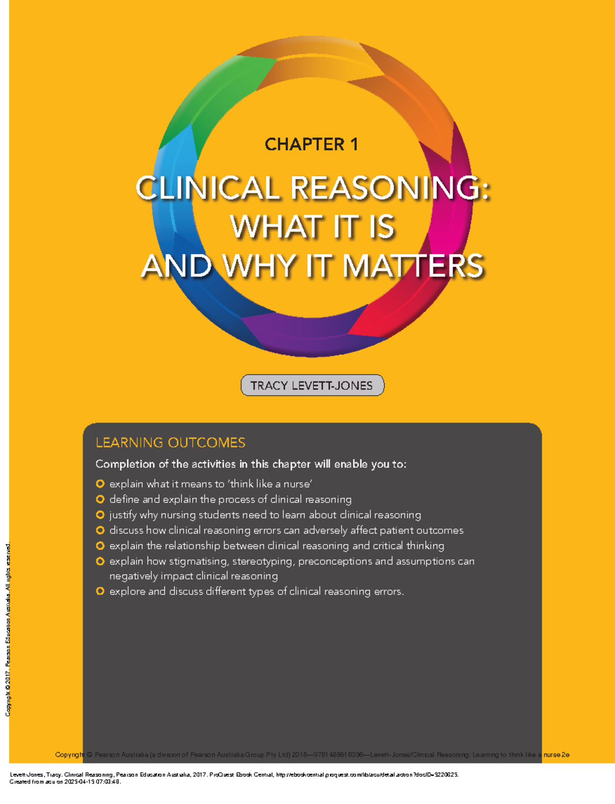 Chapter 1: Understanding Clinical Reasoning and Its Importance in ...