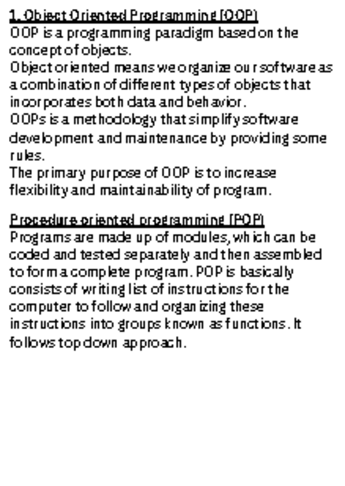 Java Programming Concepts and OOP Principles (2025) - Studocu
