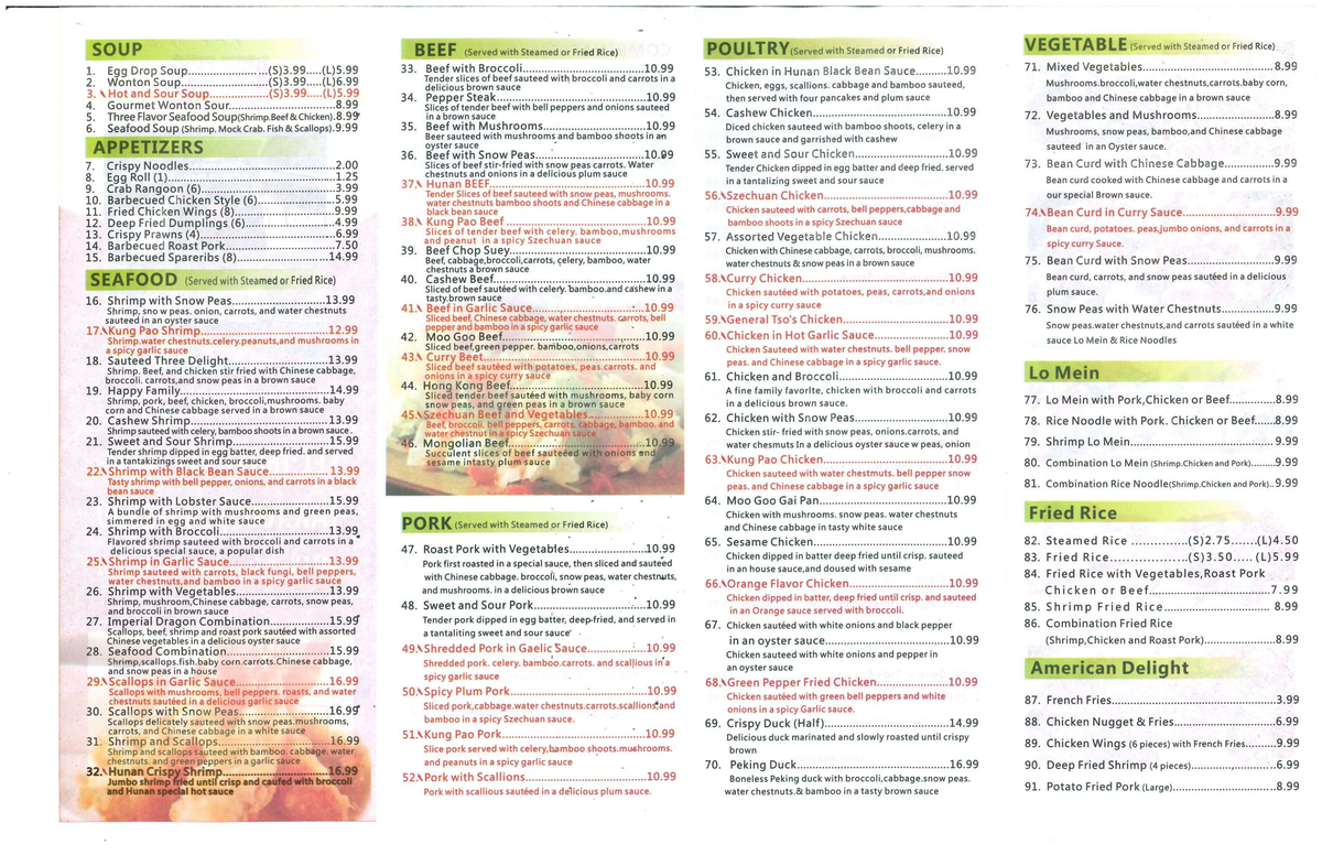 Httpswww.goldenfortunechineserapidcity - SOUP BEEF POULTRY VEGETABLE ...