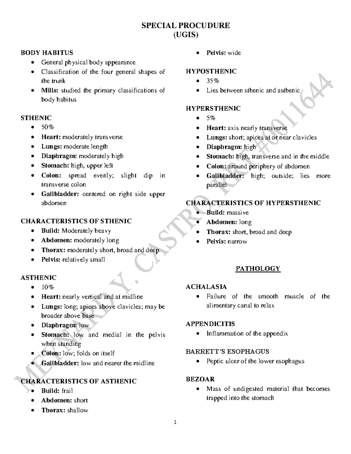 Upper Gastrointestinal Series (UGIS) Exam Procedures and Pathology ...