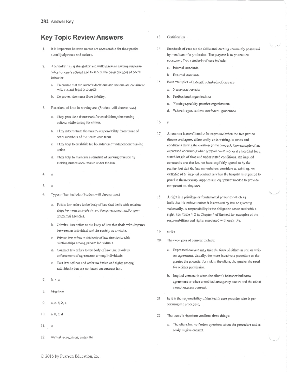 Study guide for Kozier & Erb’s Fundamentals of nursing concepts ...