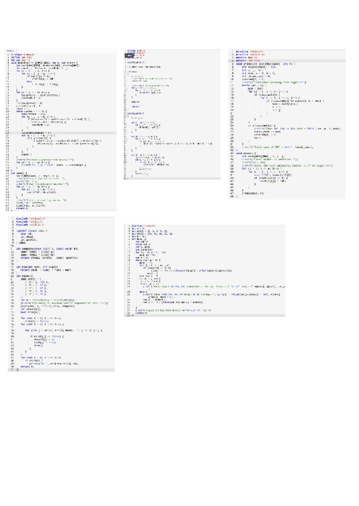 Code micro - This is Daa lab codes - main 1 1 main de 2 2 INF MAX 10 3 ...