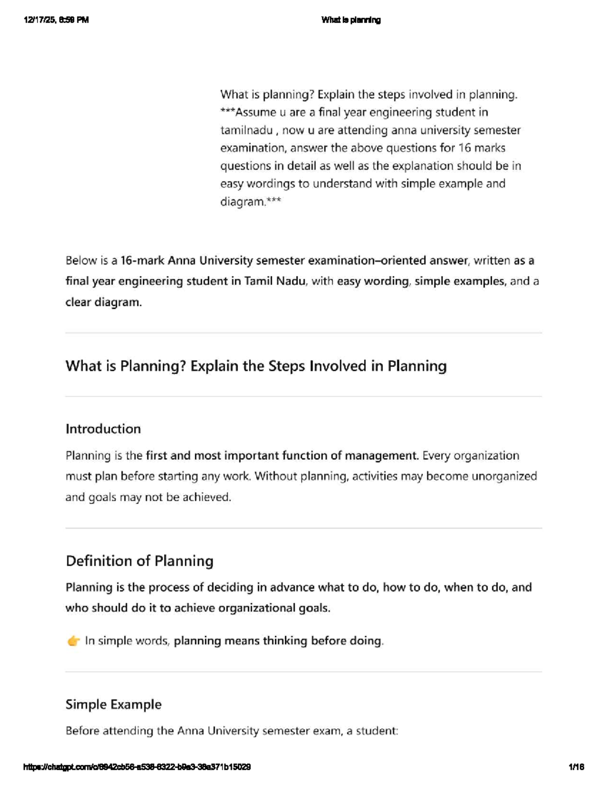 POM Unit 2: Understanding Planning and Decision-Making Processes - Studocu