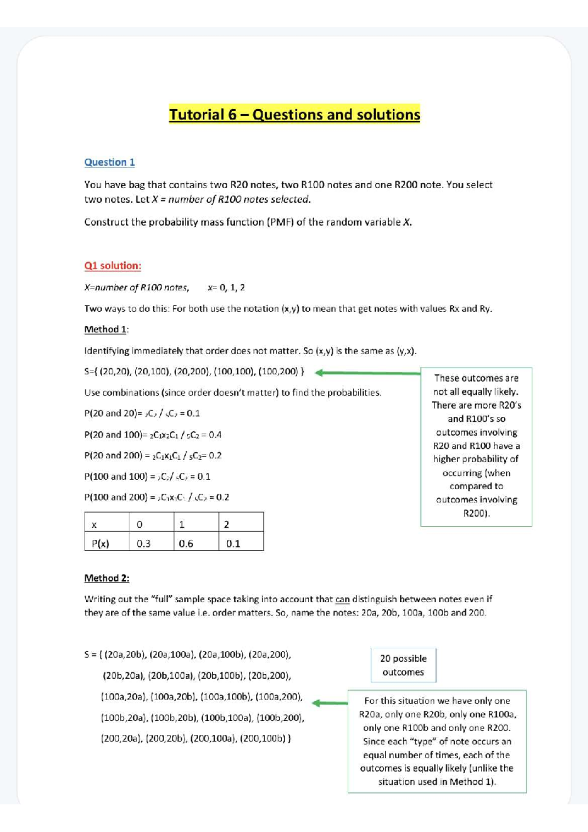 Introduction to Statistics - Lecture Notes for STAT130 - Studocu