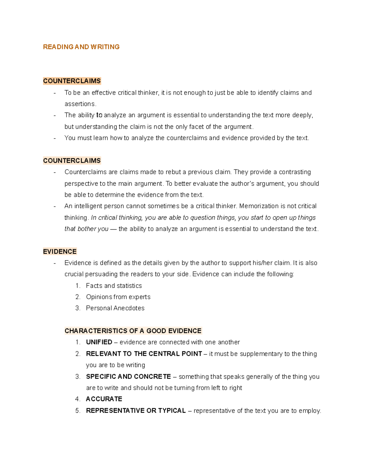 Effective Strategies for Reading and Writing: An In-Depth Guide - Studocu