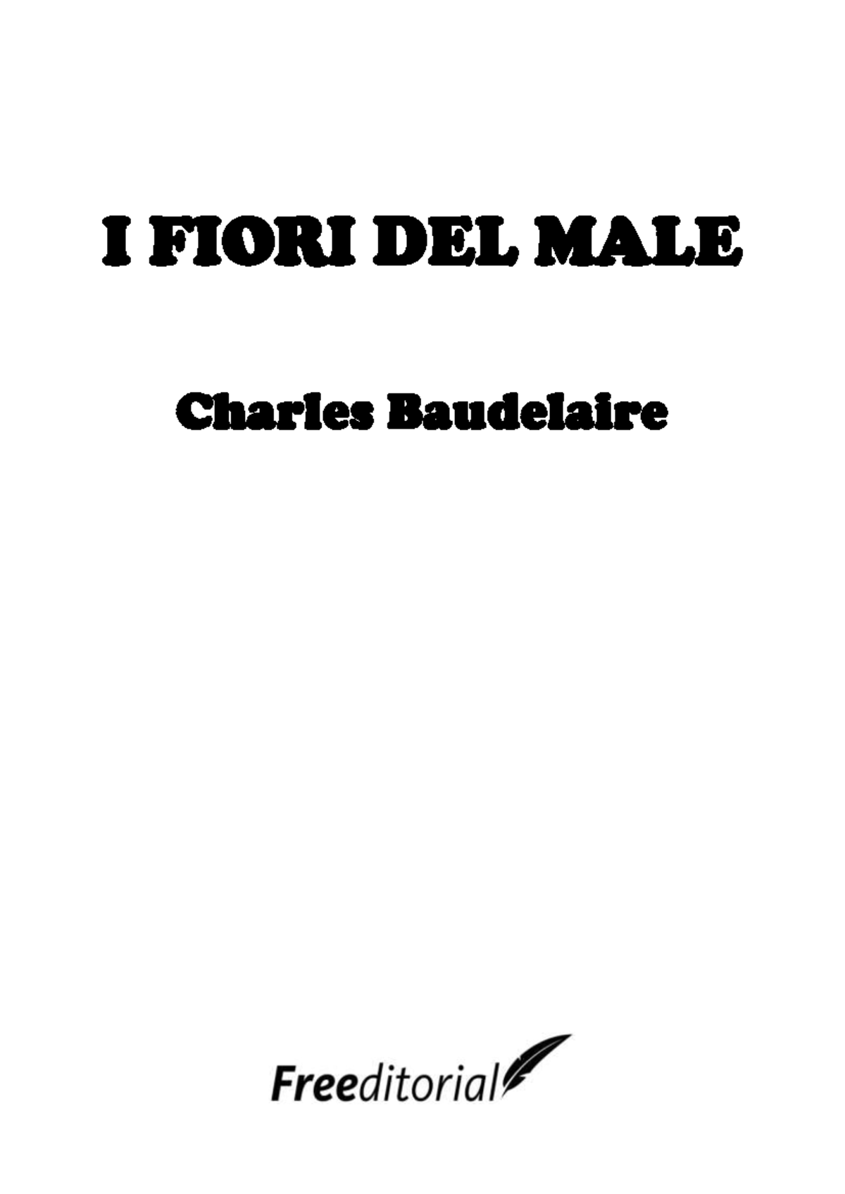 charles baudelaire i fiori del male