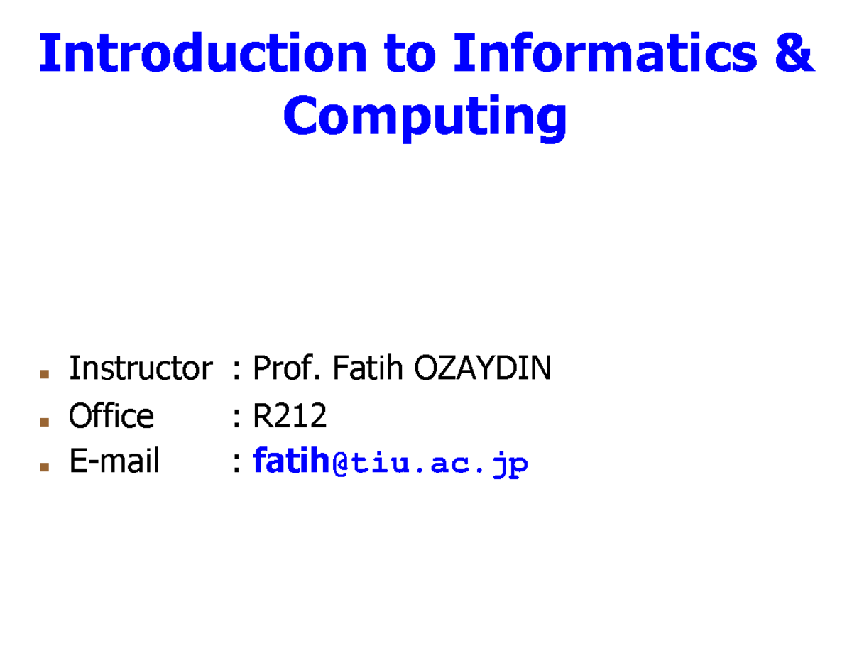 IT-Ch05: Application Software Lecture Slides - Summer 2025 - Studocu