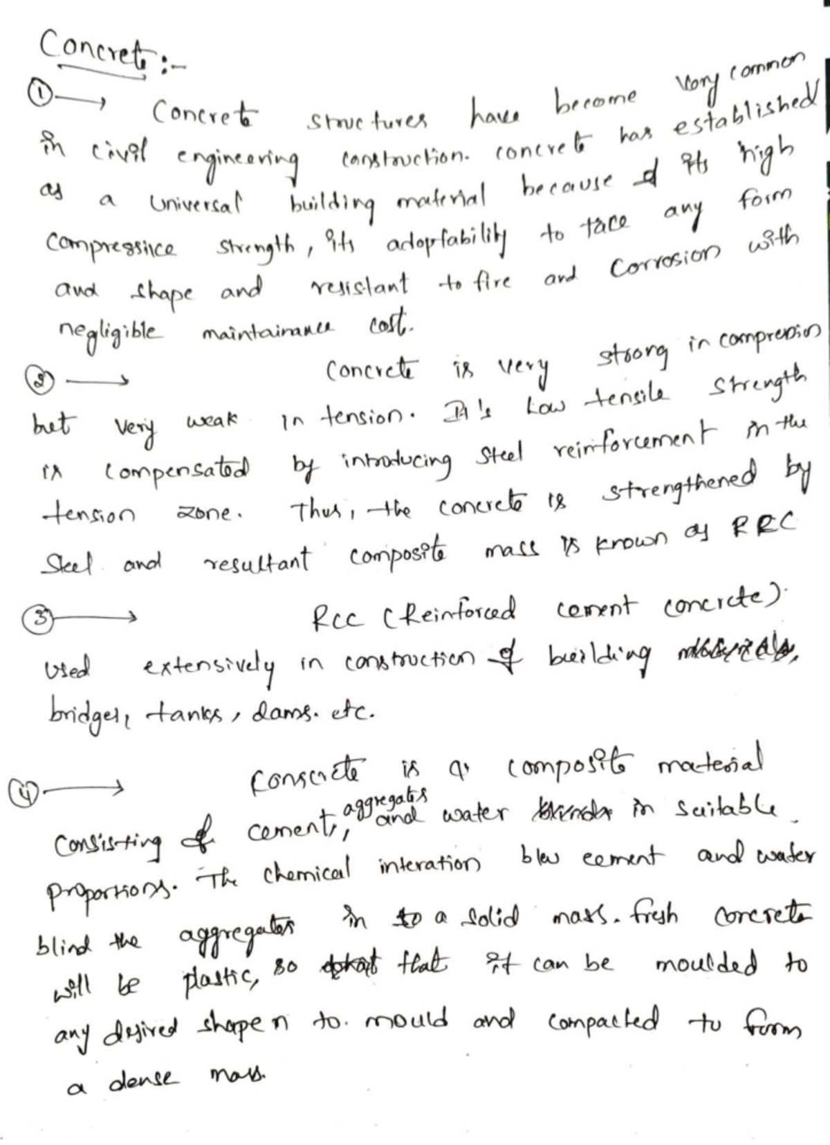 BCME - Concrete: Properties, Uses, and Testing Methods - Studocu