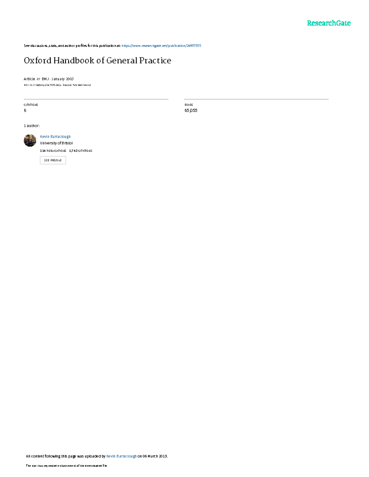 Oxford Handbook of General Practice Review and Insights - Studocu