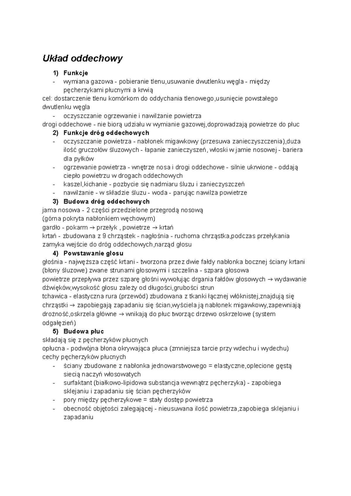 Układ Pokarmowy Sprawdzian Iv Kl 7 Forum www.studocu.com